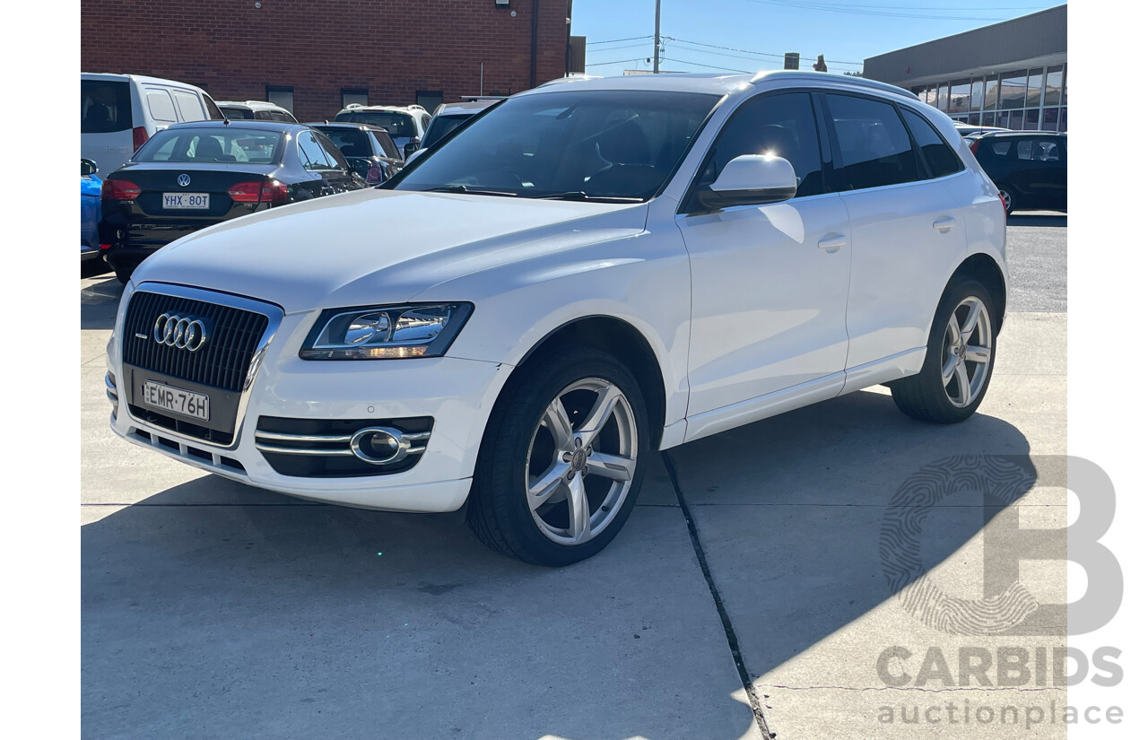 02/10 Audi Q5 2.0 TFSI QUATTRO AWD 8R MY10 4D Wagon White 2.0L