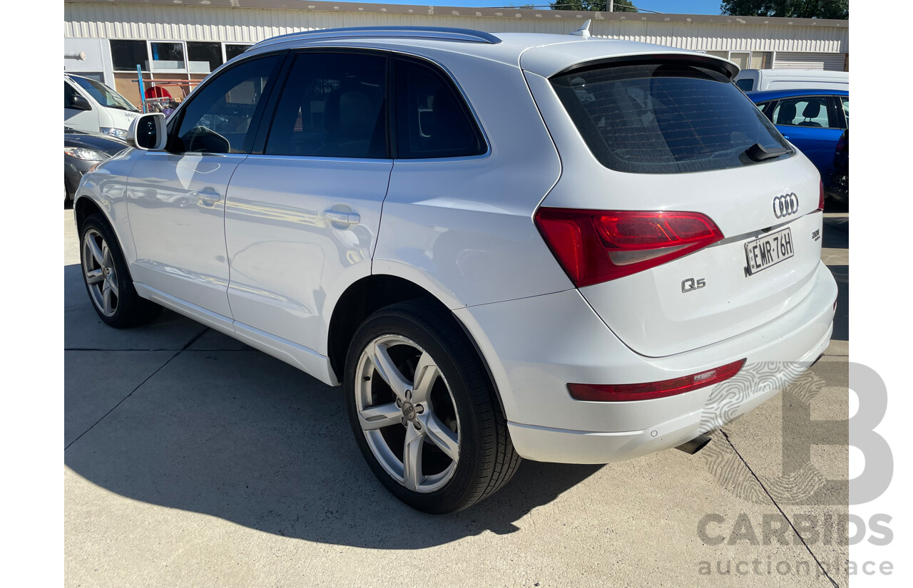 02/10 Audi Q5 2.0 TFSI QUATTRO AWD 8R MY10 4D Wagon White 2.0L