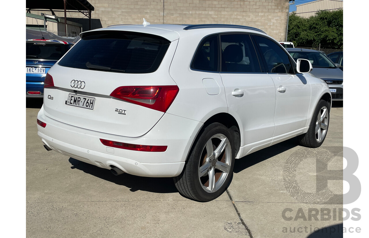 02/10 Audi Q5 2.0 TFSI QUATTRO AWD 8R MY10 4D Wagon White 2.0L