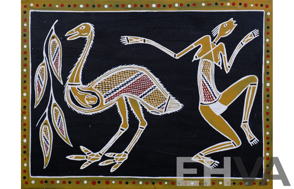 Contemporary Aboriginal Painting, Acrylic on Canvas