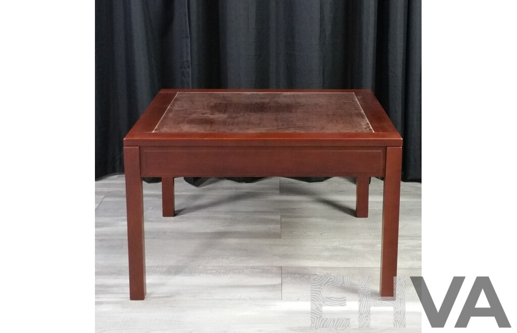 Timber Copper Top Coffee Table by Parker