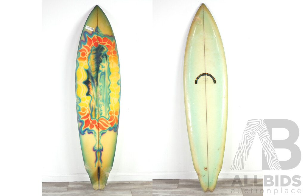 Hot Buttered Single Fin Thruster Surfboard by Tony Fitzgerald