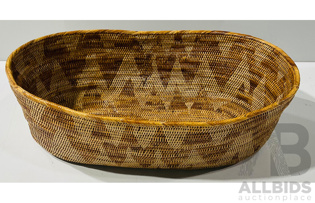Vintage PNG Woven Basket