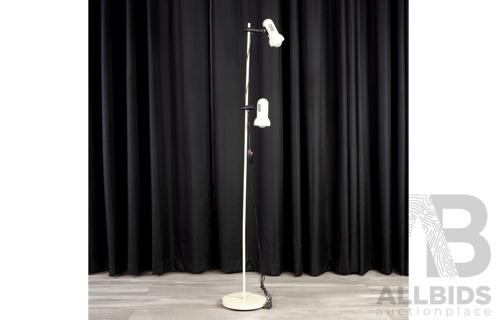 Retro Twin Shade Floor Lamps