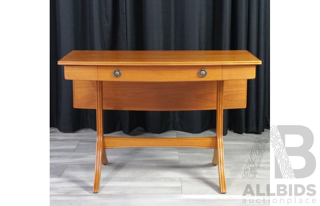 Mid Century Teak Drop Side Buffet Table by Chiswell