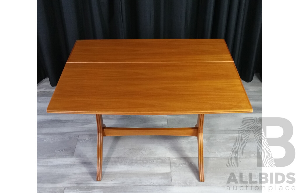 Mid Century Teak Drop Side Buffet Table by Chiswell