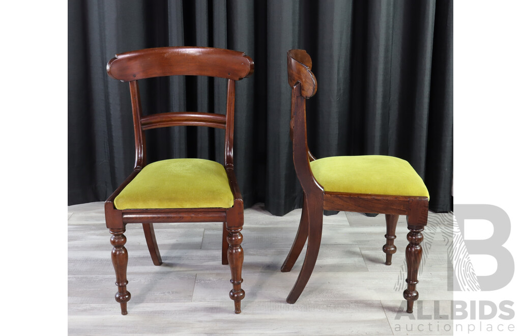 Set of Four Victorian Cedar Dining Chairs