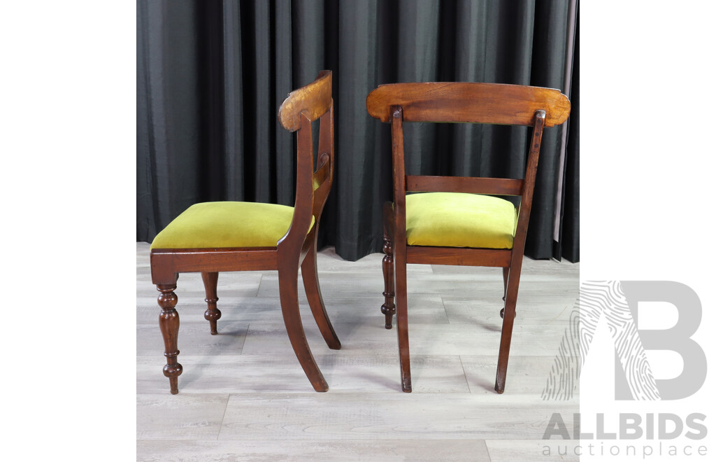 Set of Four Victorian Cedar Dining Chairs