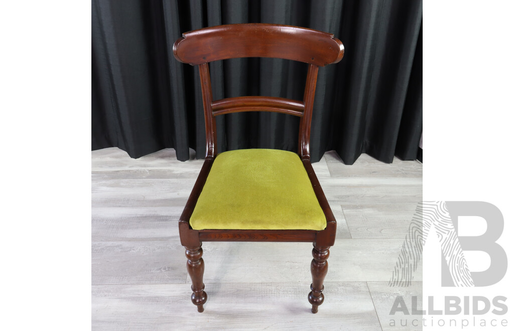 Set of Four Victorian Cedar Dining Chairs