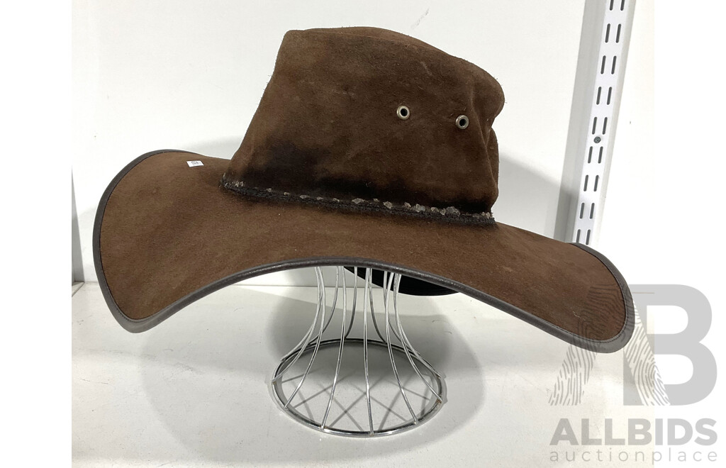 Vintage Cobb & Co Melbourne Leather Hat