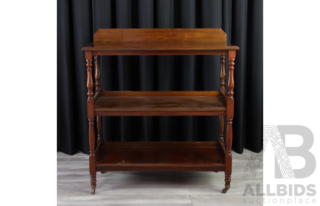 Late Victorian Blackwood Dumbwaiter