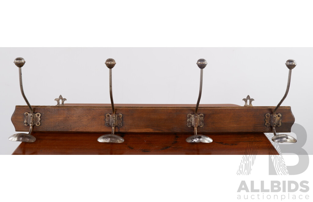 Vintage Timber Coat and Hat Rack