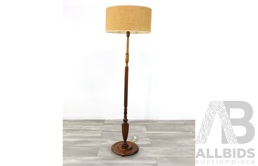 Blackwood Floor Lamp with Modern Shade