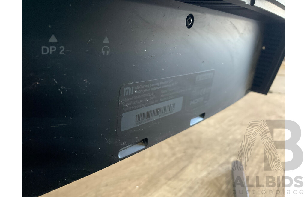 MI (XMMNTWQ34) Curved Gaming Monitor 34