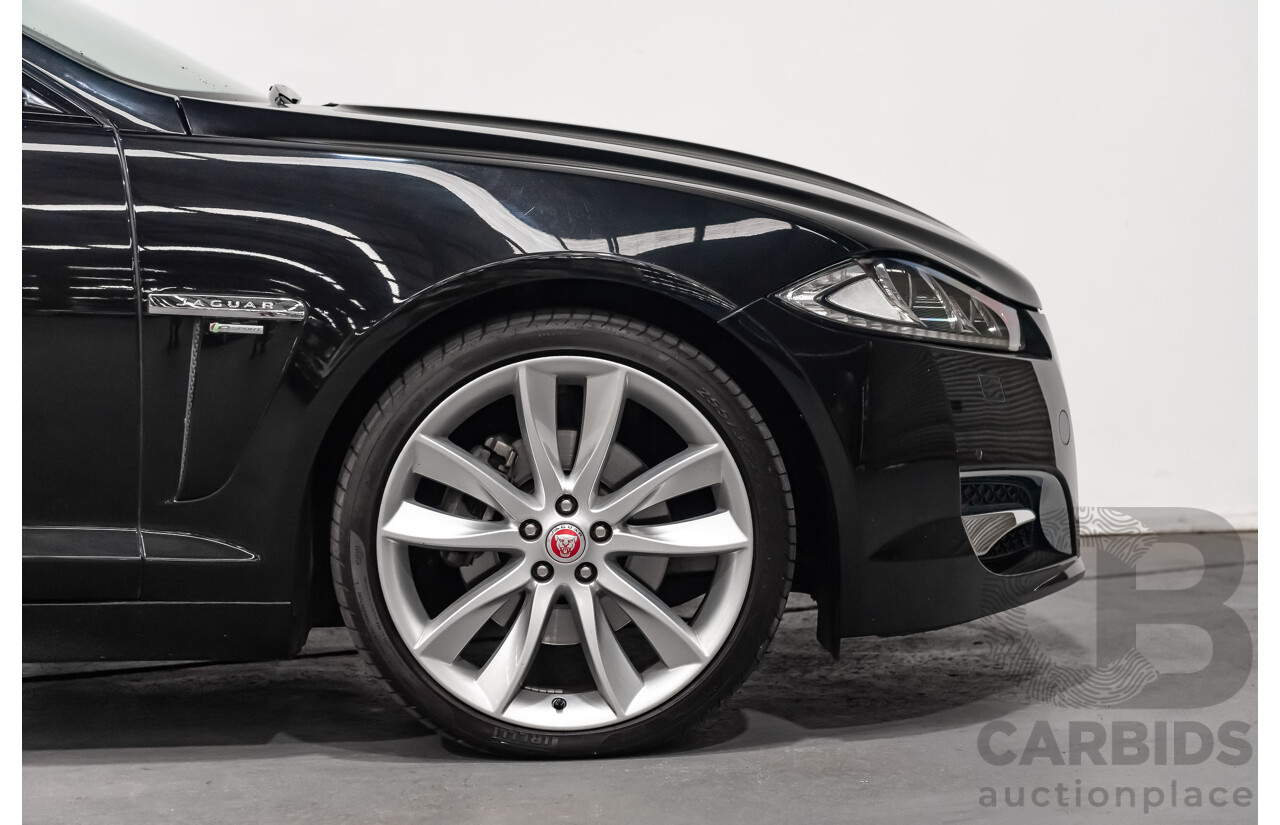 04/2015 Jaguar XF 2.0 R-Sport 4D Sedan Ultimate Black Metallic Turbo 2.0L