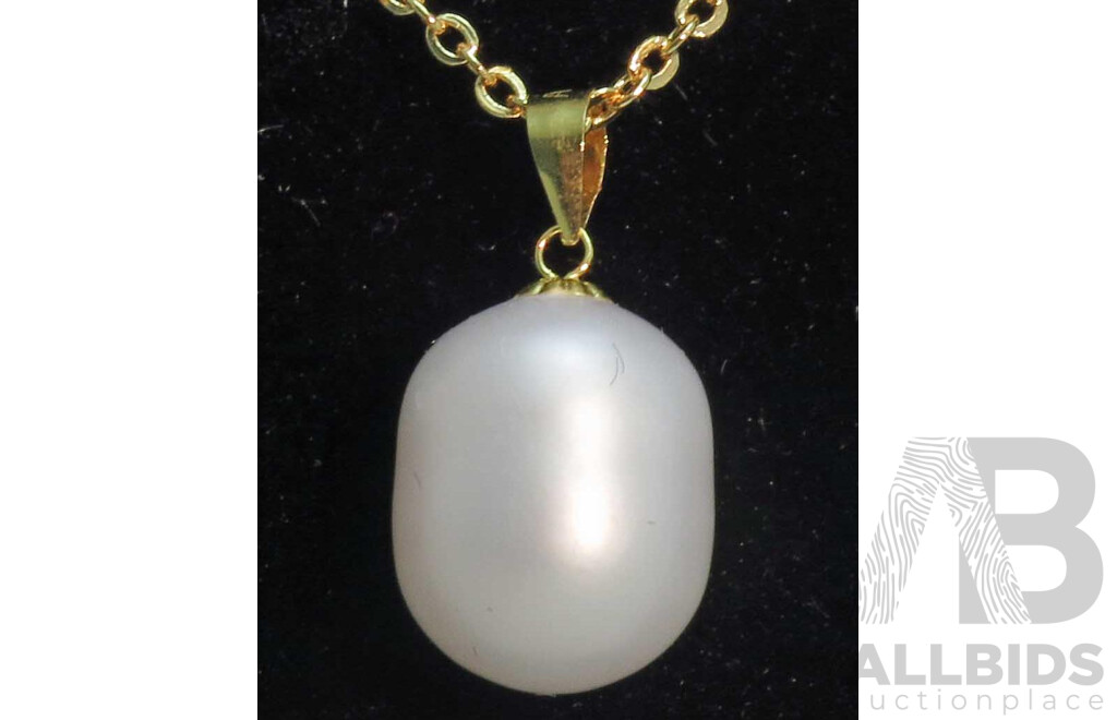 18ct Gold Pearl Pendant