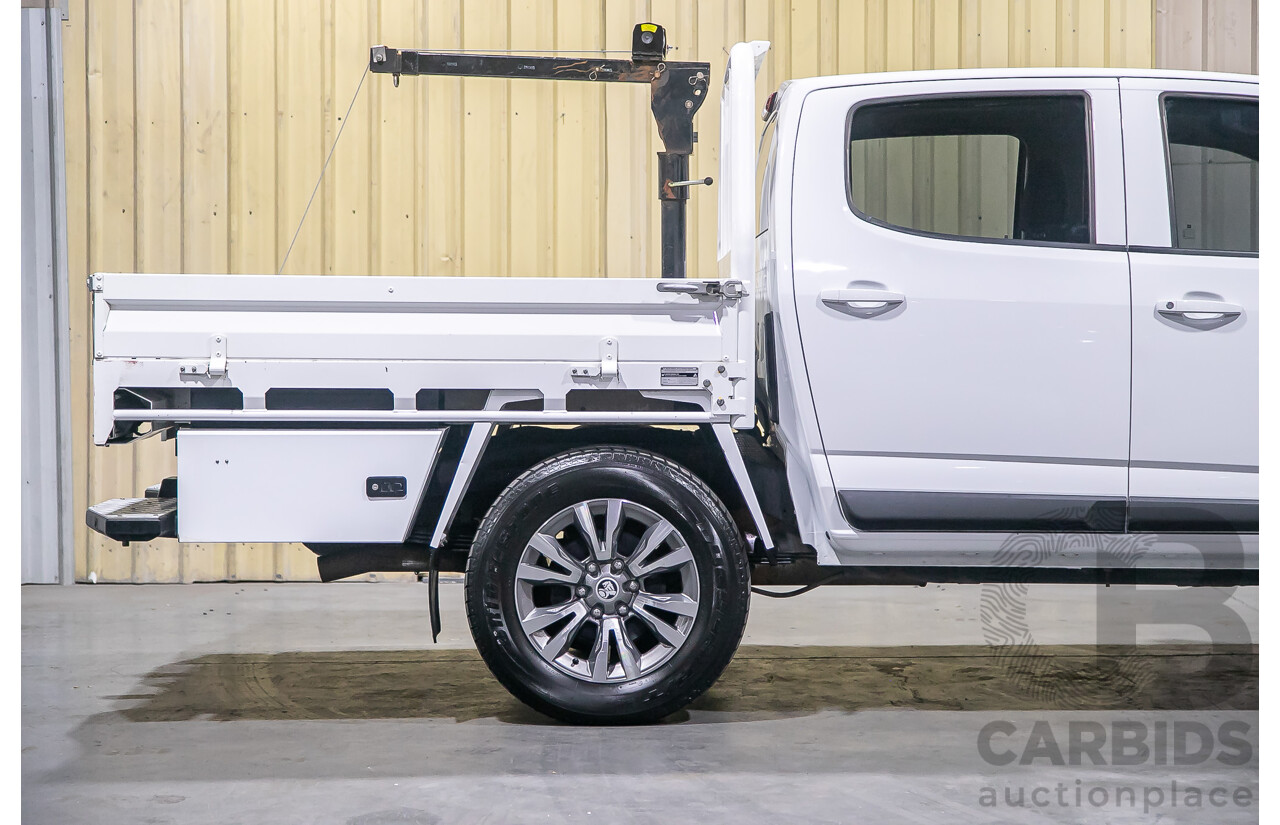 2/2019 Holden Colorado LS RG MY19 2d Crew C/Chas White Turbo Diesel 2.8L