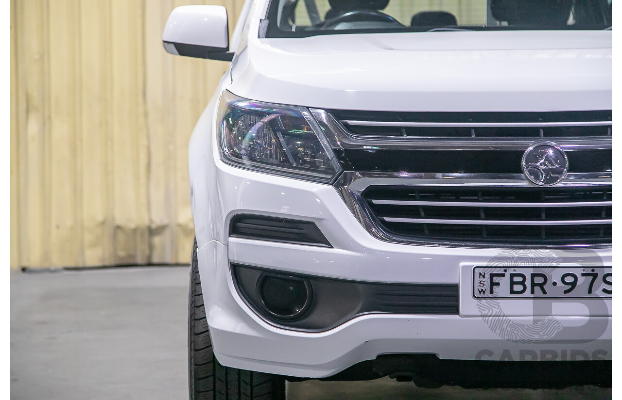 2/2019 Holden Colorado LS RG MY19 2d Crew C/Chas White Turbo Diesel 2.8L