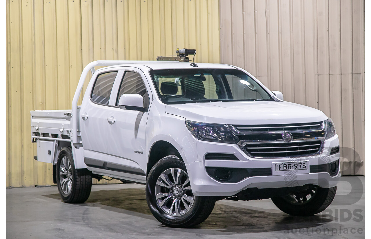 2/2019 Holden Colorado LS RG MY19 2d Crew C/Chas White Turbo Diesel 2.8L