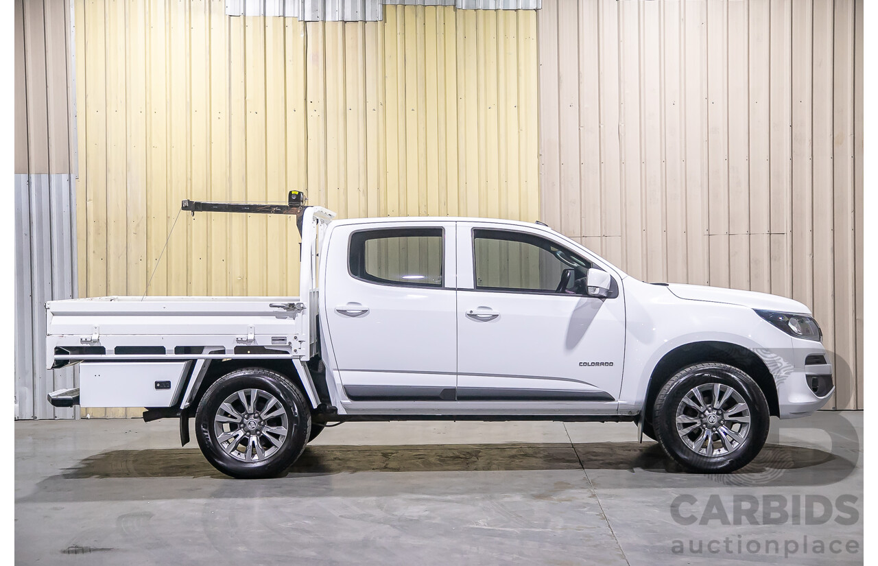 2/2019 Holden Colorado LS RG MY19 2d Crew C/Chas White Turbo Diesel 2.8L