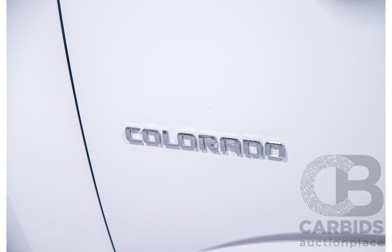 2/2019 Holden Colorado LS RG MY19 2d Crew C/Chas White Turbo Diesel 2.8L