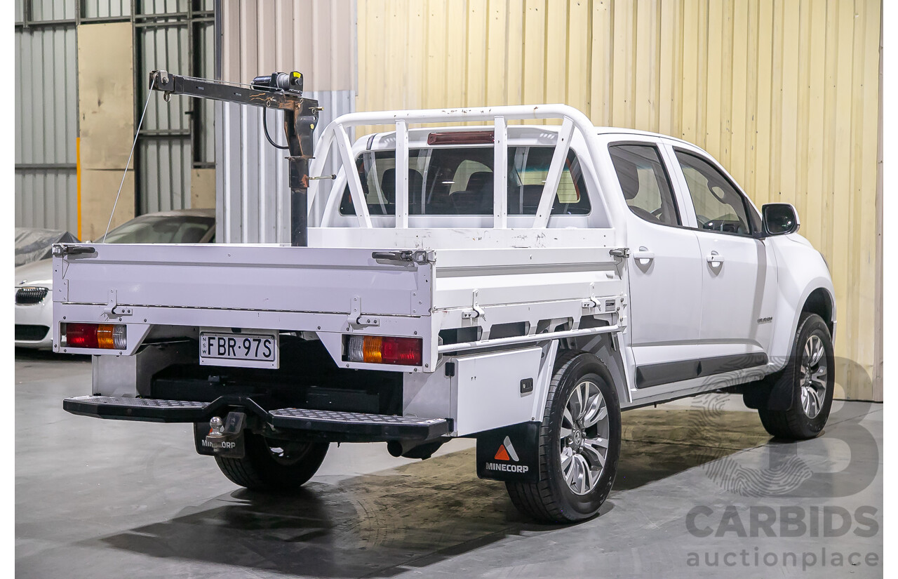 2/2019 Holden Colorado LS RG MY19 2d Crew C/Chas White Turbo Diesel 2.8L