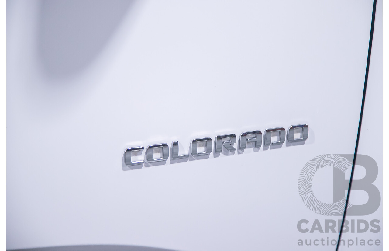2/2019 Holden Colorado LS RG MY19 2d Crew C/Chas White Turbo Diesel 2.8L
