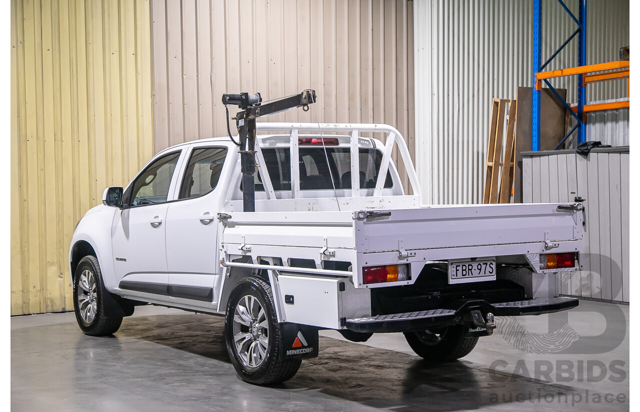 2/2019 Holden Colorado LS RG MY19 2d Crew C/Chas White Turbo Diesel 2.8L