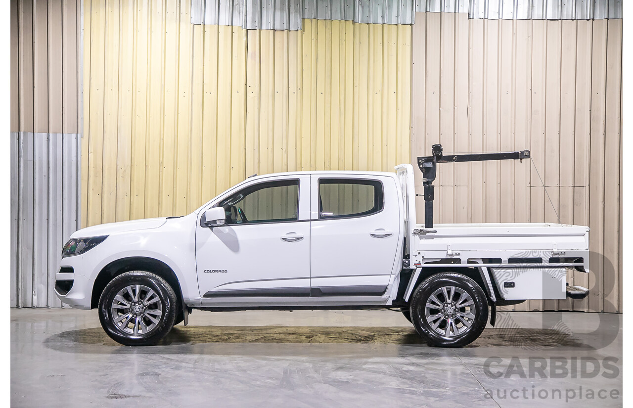 2/2019 Holden Colorado LS RG MY19 2d Crew C/Chas White Turbo Diesel 2.8L