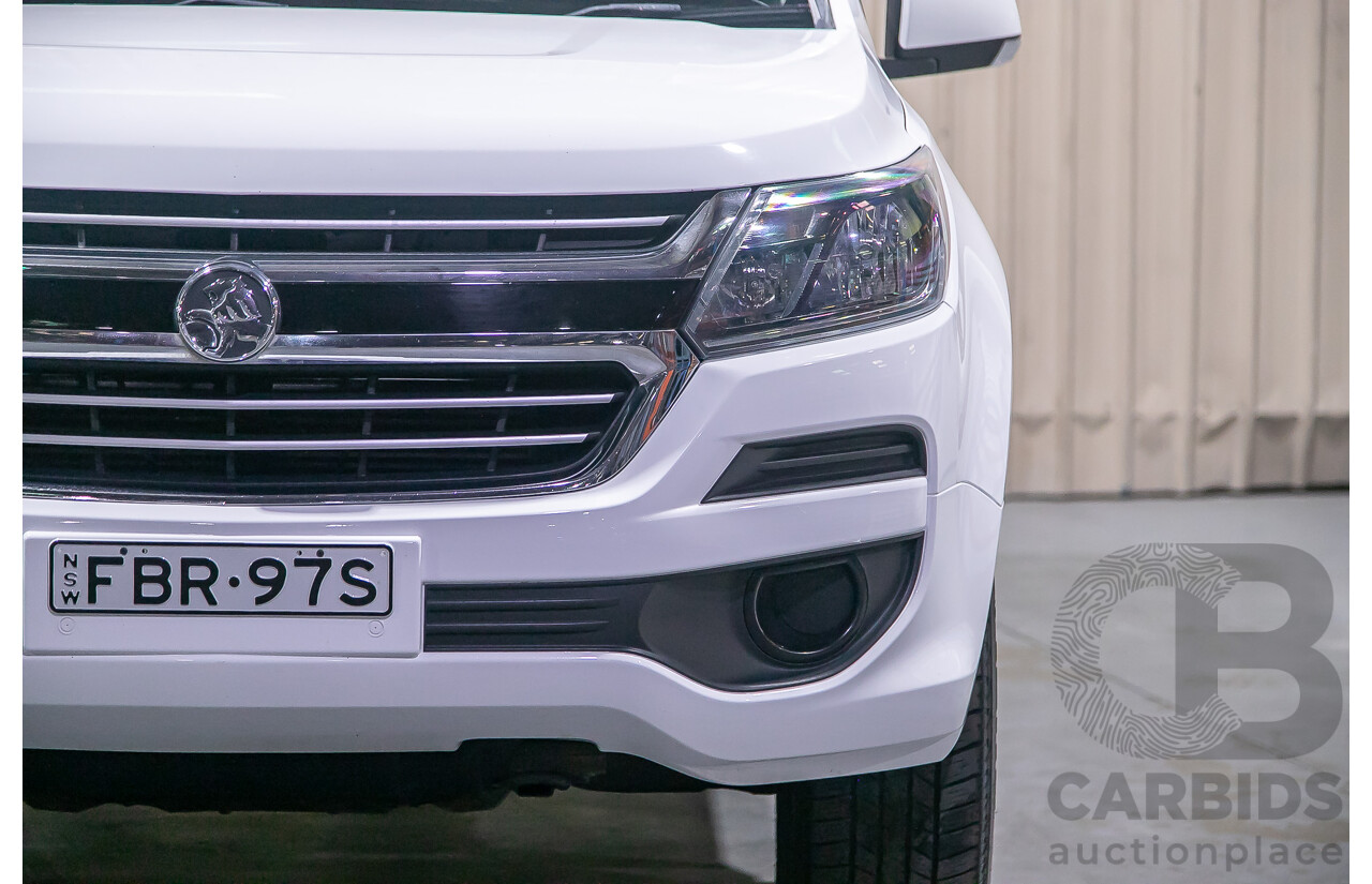 2/2019 Holden Colorado LS RG MY19 2d Crew C/Chas White Turbo Diesel 2.8L