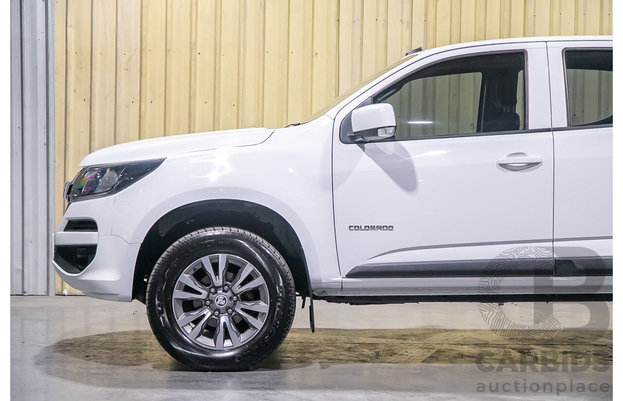 2/2019 Holden Colorado LS RG MY19 2d Crew C/Chas White Turbo Diesel 2.8L