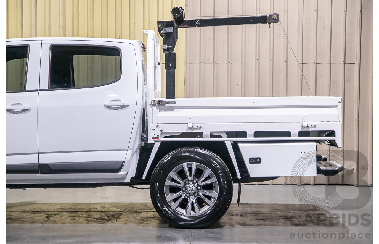 2/2019 Holden Colorado LS RG MY19 2d Crew C/Chas White Turbo Diesel 2.8L