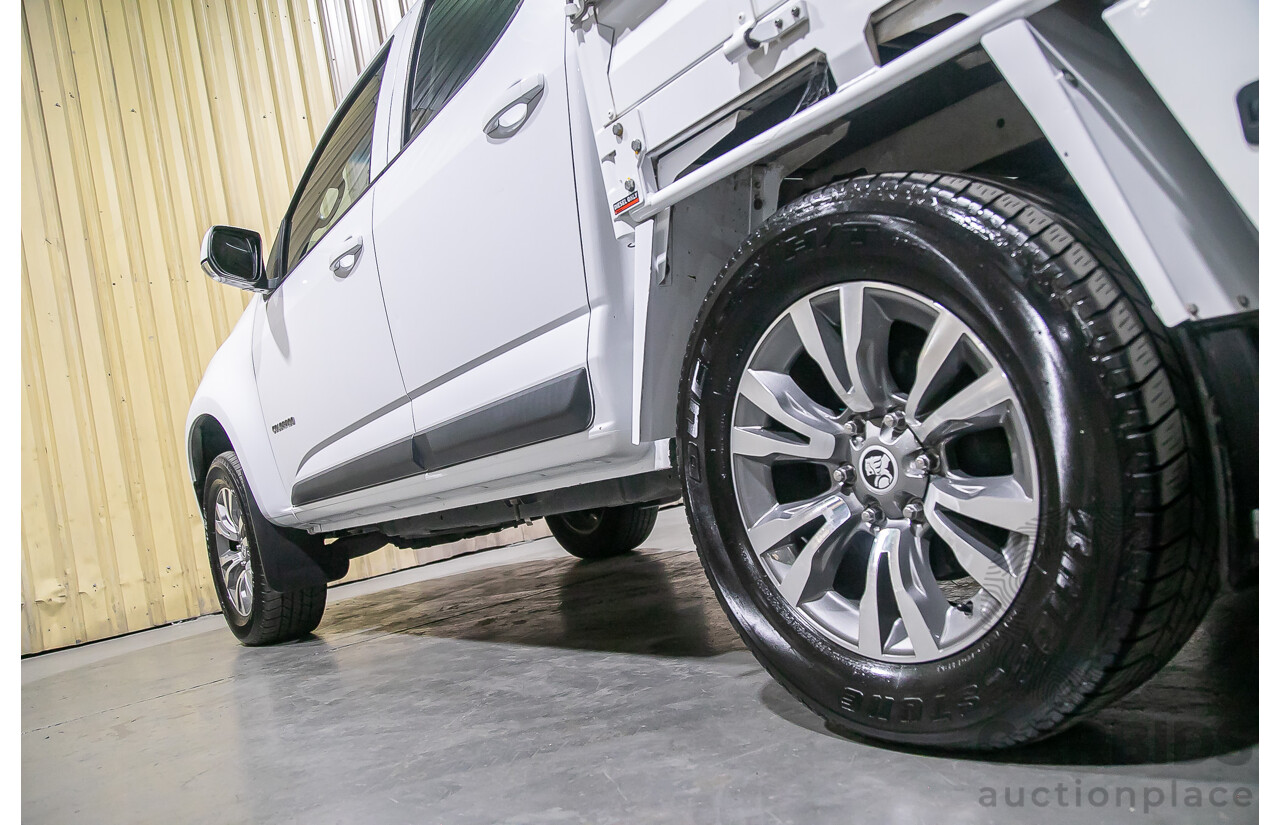 2/2019 Holden Colorado LS RG MY19 2d Crew C/Chas White Turbo Diesel 2.8L