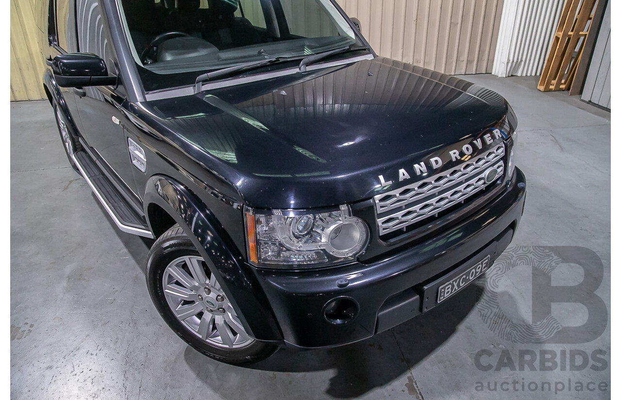 2/2012 Land Rover Discovery 4 3.0 SDV6 HSE MY12 4d Wagon Black Twin Turbo Diesel V6 3.0L - 7 Seater