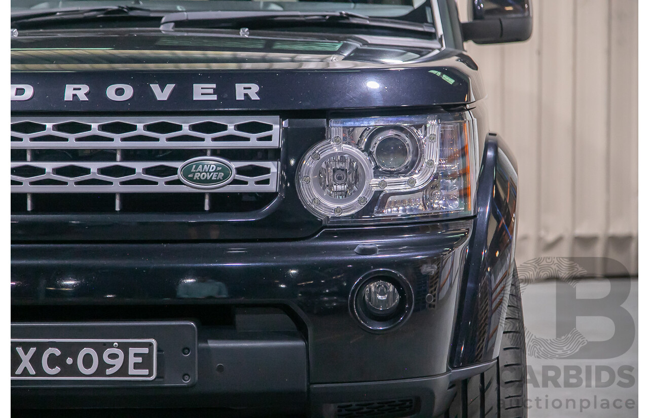 2/2012 Land Rover Discovery 4 3.0 SDV6 HSE MY12 4d Wagon Black Twin Turbo Diesel V6 3.0L - 7 Seater