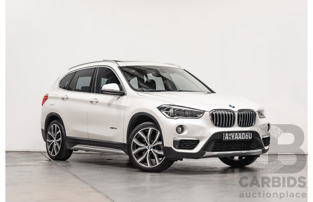 01/16 Bmw X1 sDRIVE 18d FWD F48 4D Wagon Mineral White - Metallic 2.0L