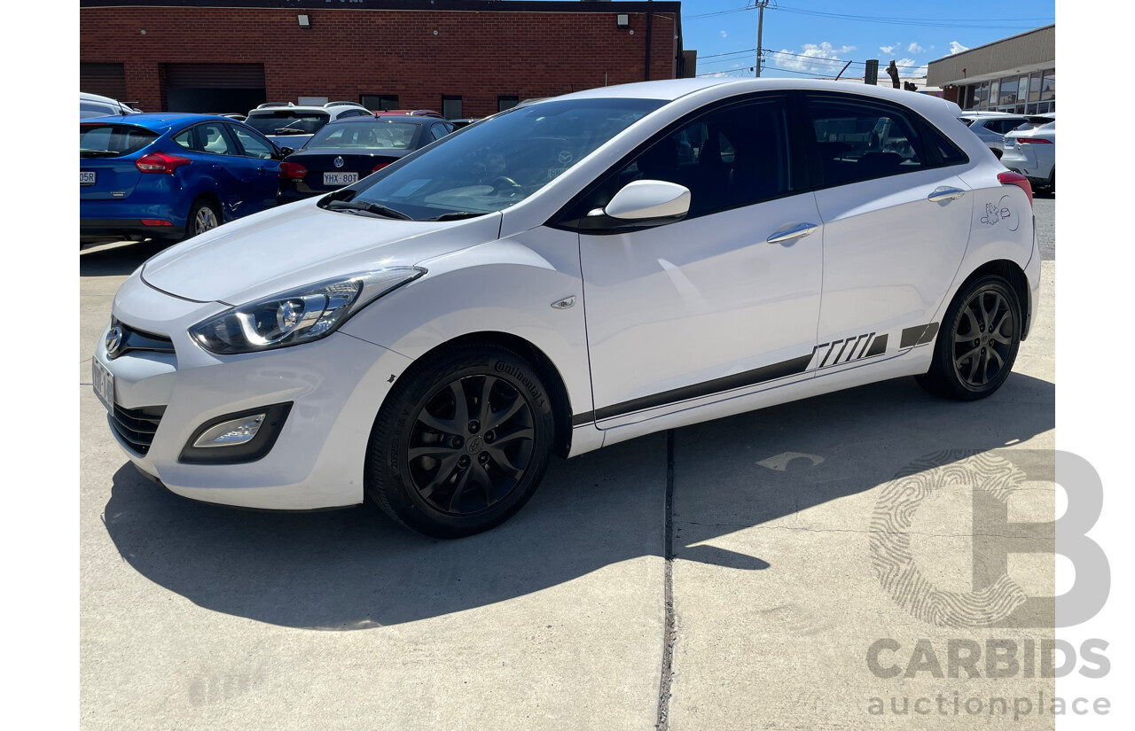 07/13 Hyundai I30 ACTIVE FWD GD 5D Hatchback White 1.8L