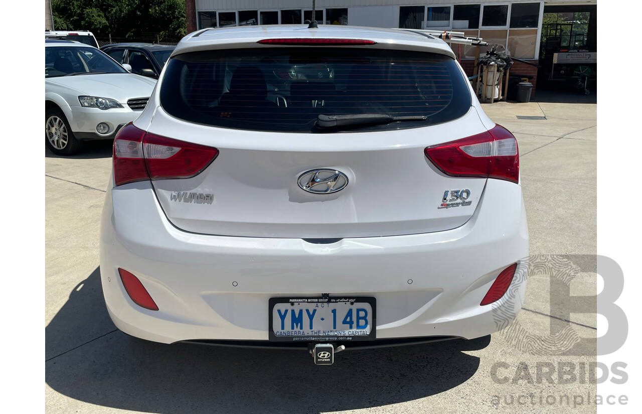 07/13 Hyundai I30 ACTIVE FWD GD 5D Hatchback White 1.8L