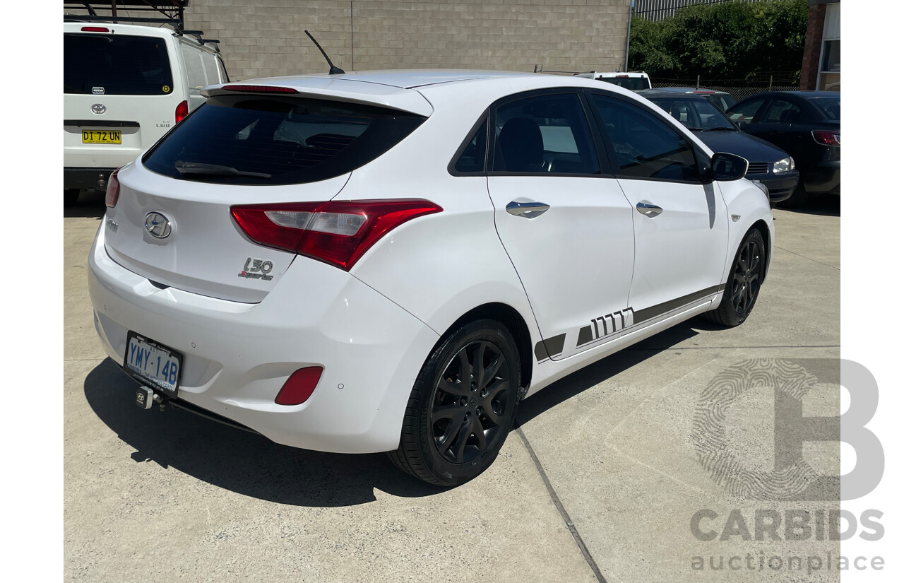 07/13 Hyundai I30 ACTIVE FWD GD 5D Hatchback White 1.8L