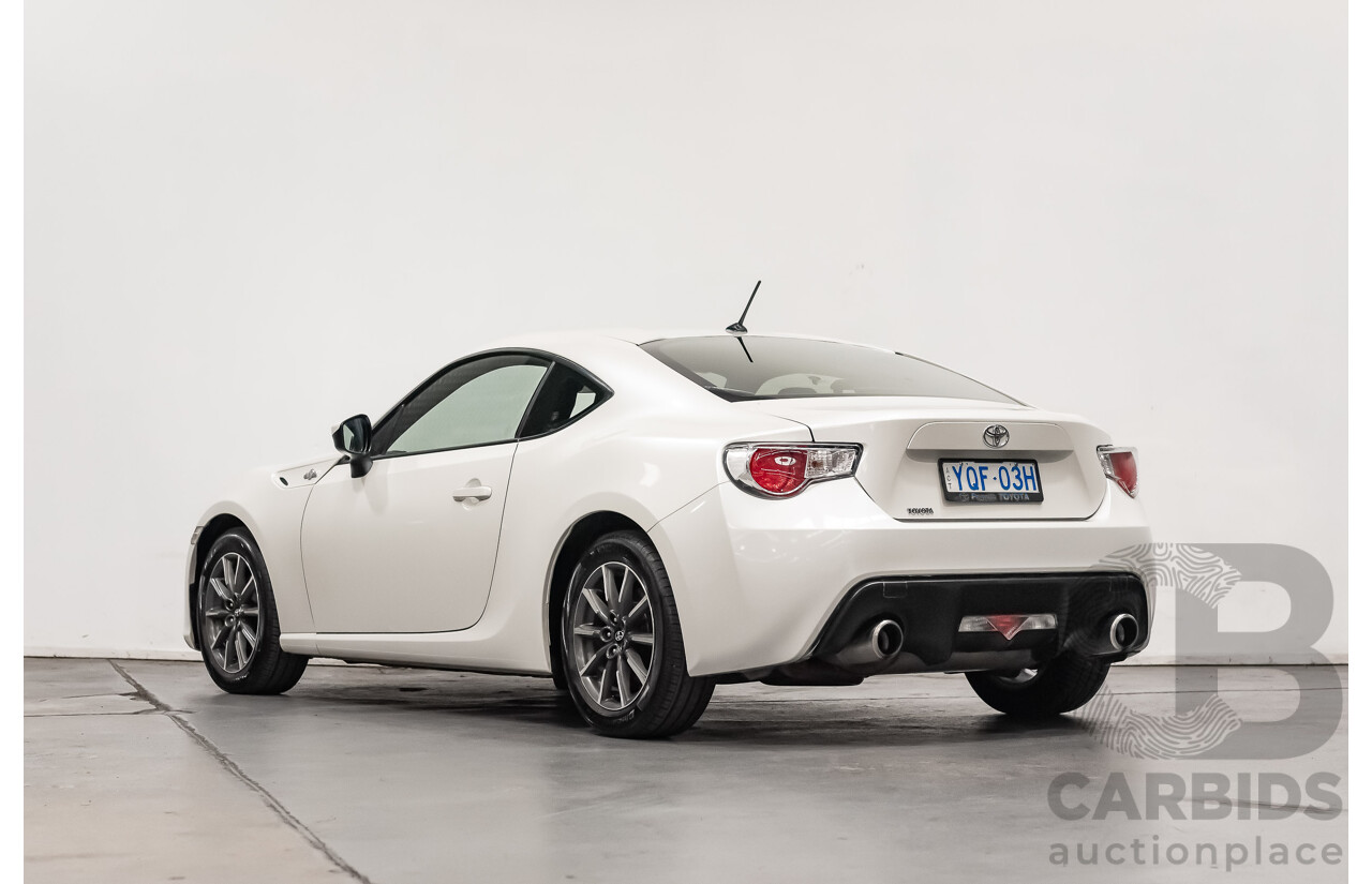 07/13 Toyota 86 GT RWD ZN6 2D Coupe White 2.0L