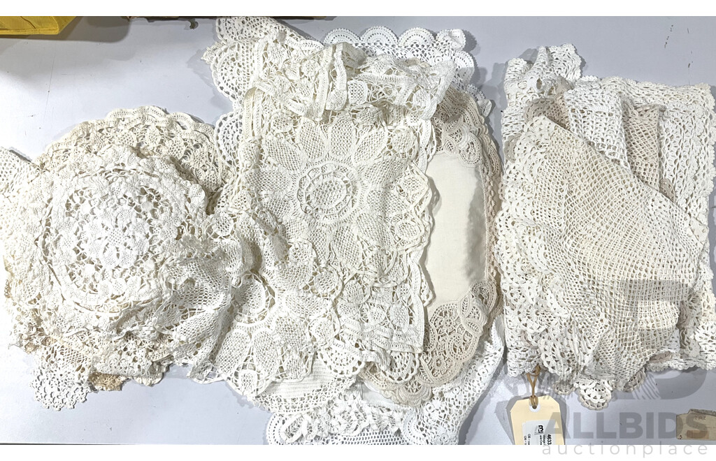 Vintage Collection of Lace and Crochet Table Linen