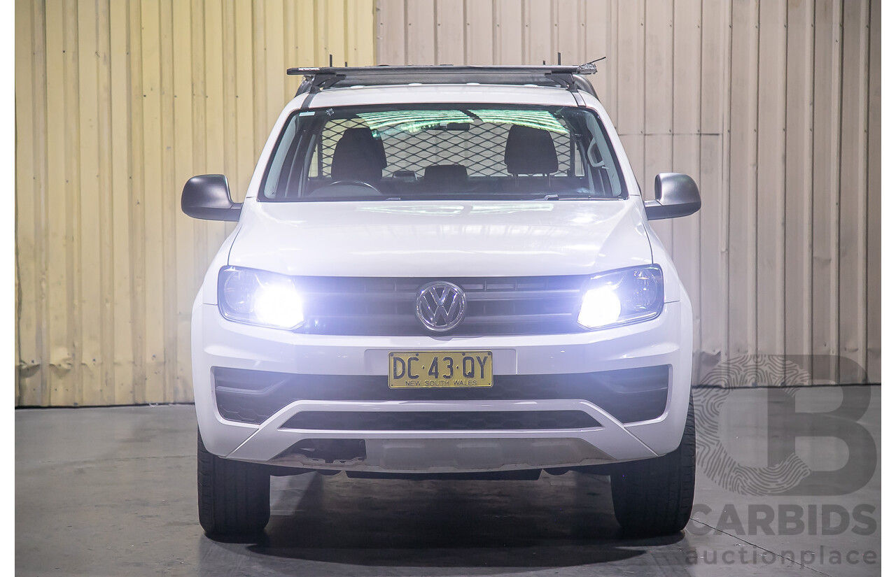 2/2017 Volkswagen Amarok TDI420 Core Edition (4x4) 2H Dual Cab Utility White Turbo Diesel 2.0L