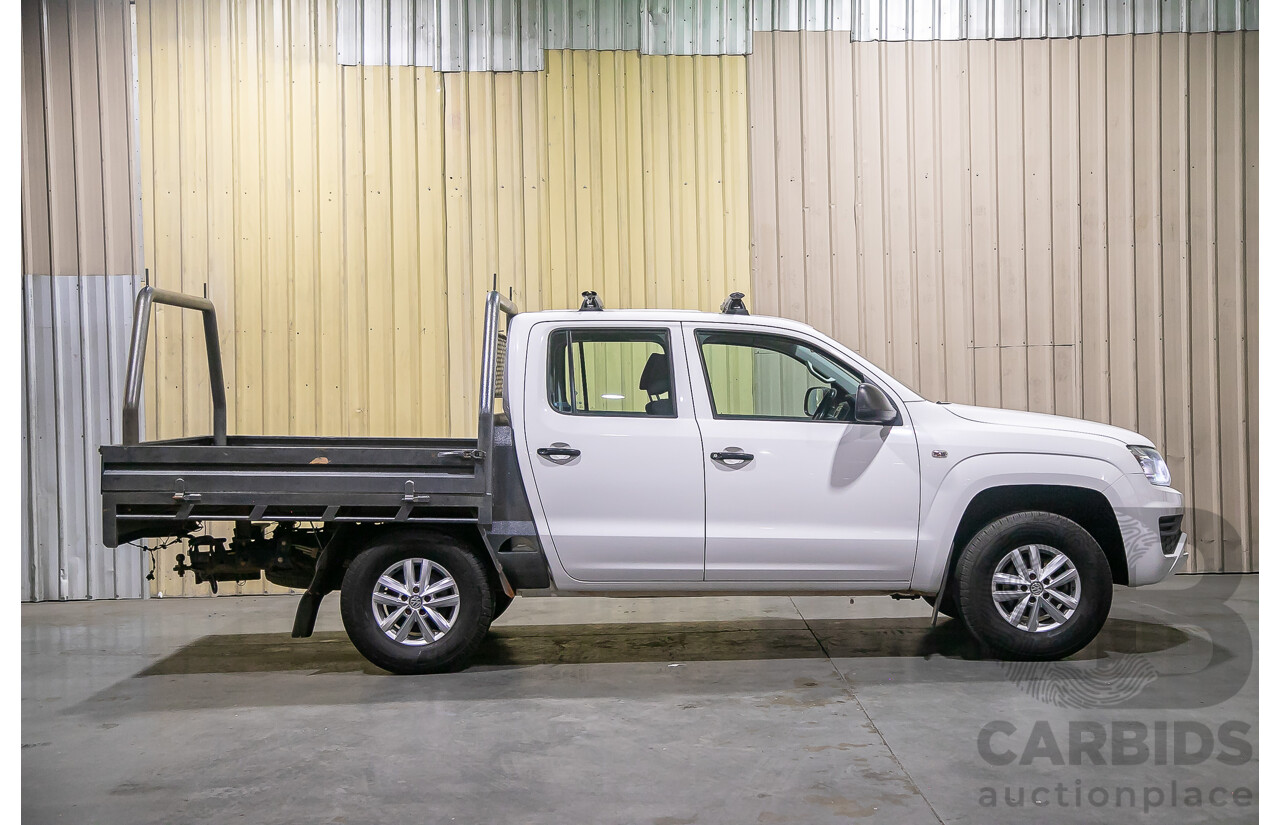 2/2017 Volkswagen Amarok TDI420 Core Edition (4x4) 2H Dual Cab Utility White Turbo Diesel 2.0L