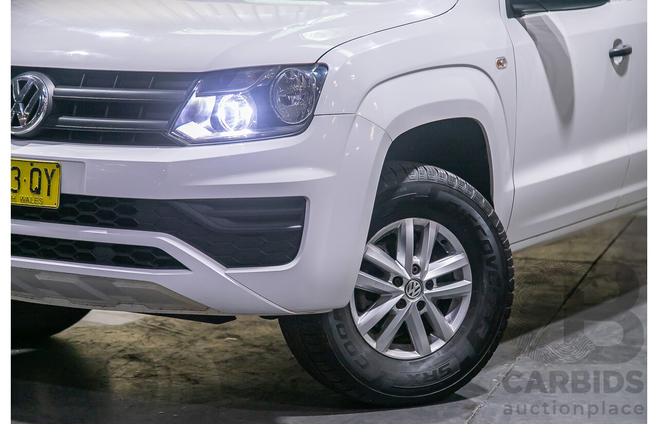 2/2017 Volkswagen Amarok TDI420 Core Edition (4x4) 2H Dual Cab Utility White Turbo Diesel 2.0L
