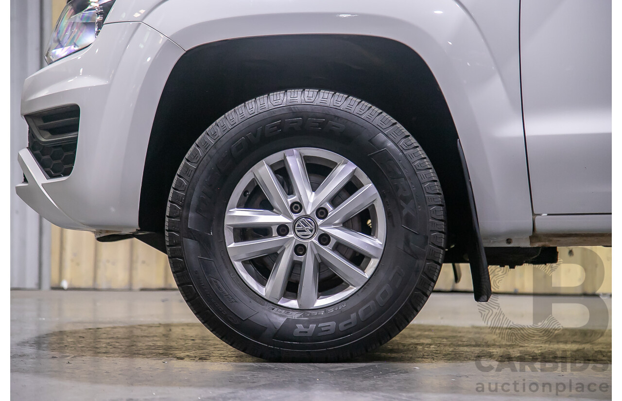 2/2017 Volkswagen Amarok TDI420 Core Edition (4x4) 2H Dual Cab Utility White Turbo Diesel 2.0L