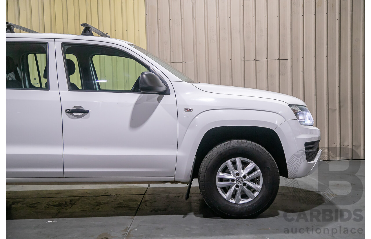 2/2017 Volkswagen Amarok TDI420 Core Edition (4x4) 2H Dual Cab Utility White Turbo Diesel 2.0L
