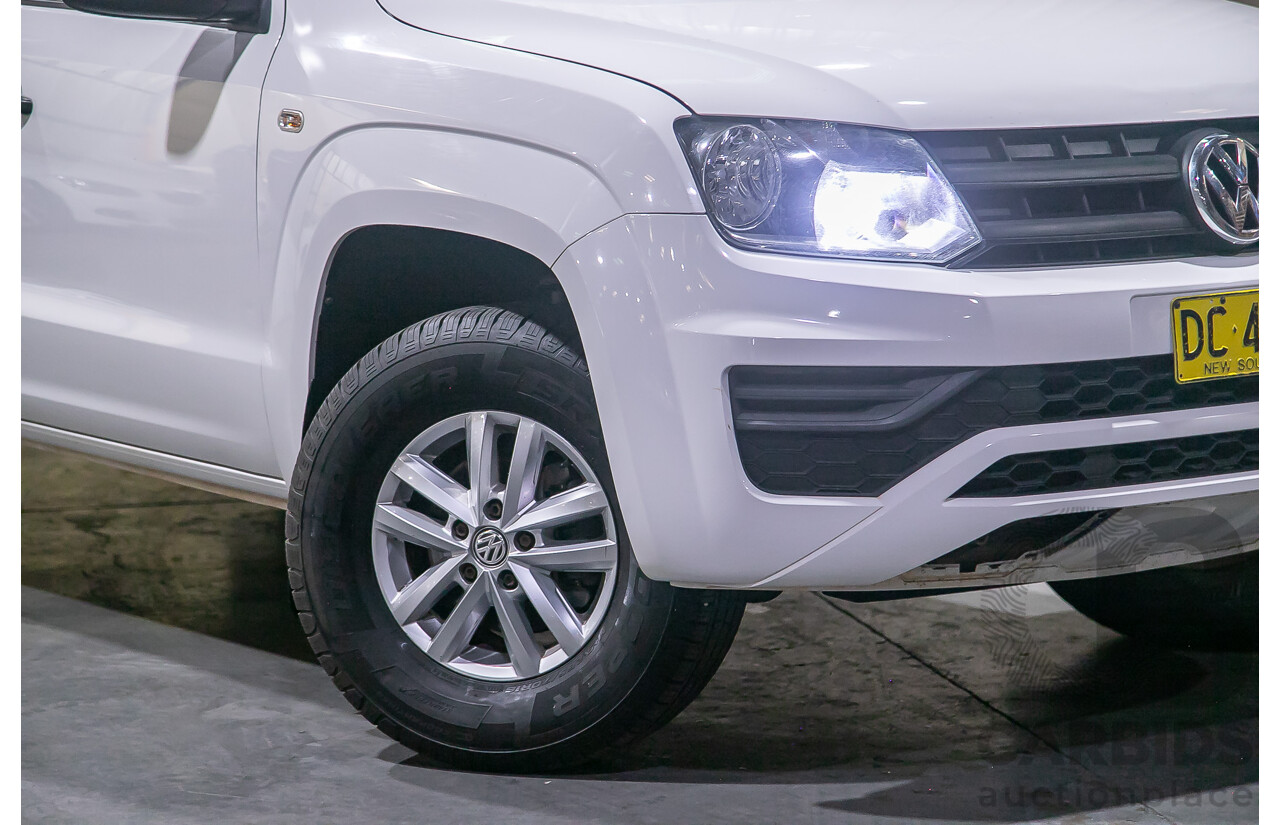 2/2017 Volkswagen Amarok TDI420 Core Edition (4x4) 2H Dual Cab Utility White Turbo Diesel 2.0L