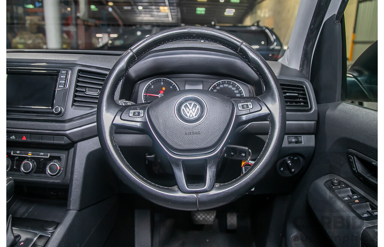 2/2017 Volkswagen Amarok TDI420 Core Edition (4x4) 2H Dual Cab Utility White Turbo Diesel 2.0L