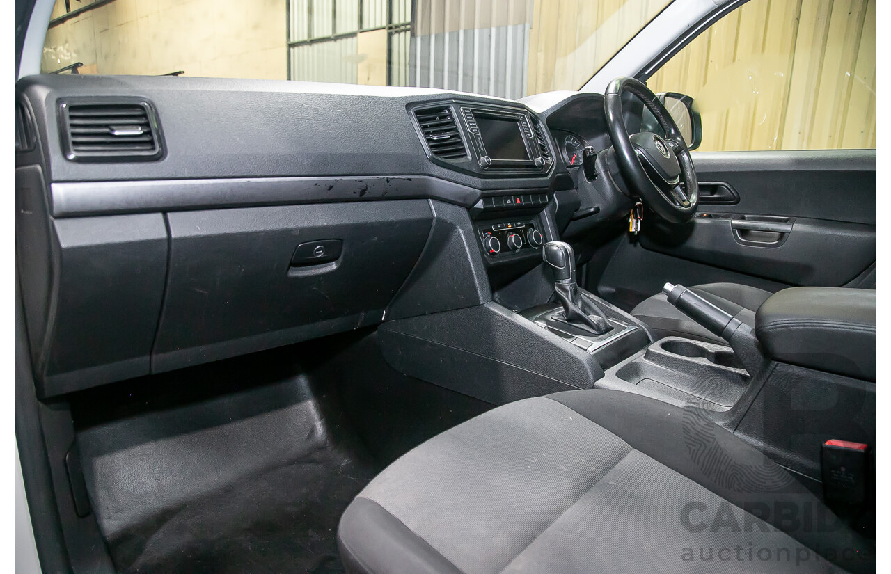 2/2017 Volkswagen Amarok TDI420 Core Edition (4x4) 2H Dual Cab Utility White Turbo Diesel 2.0L