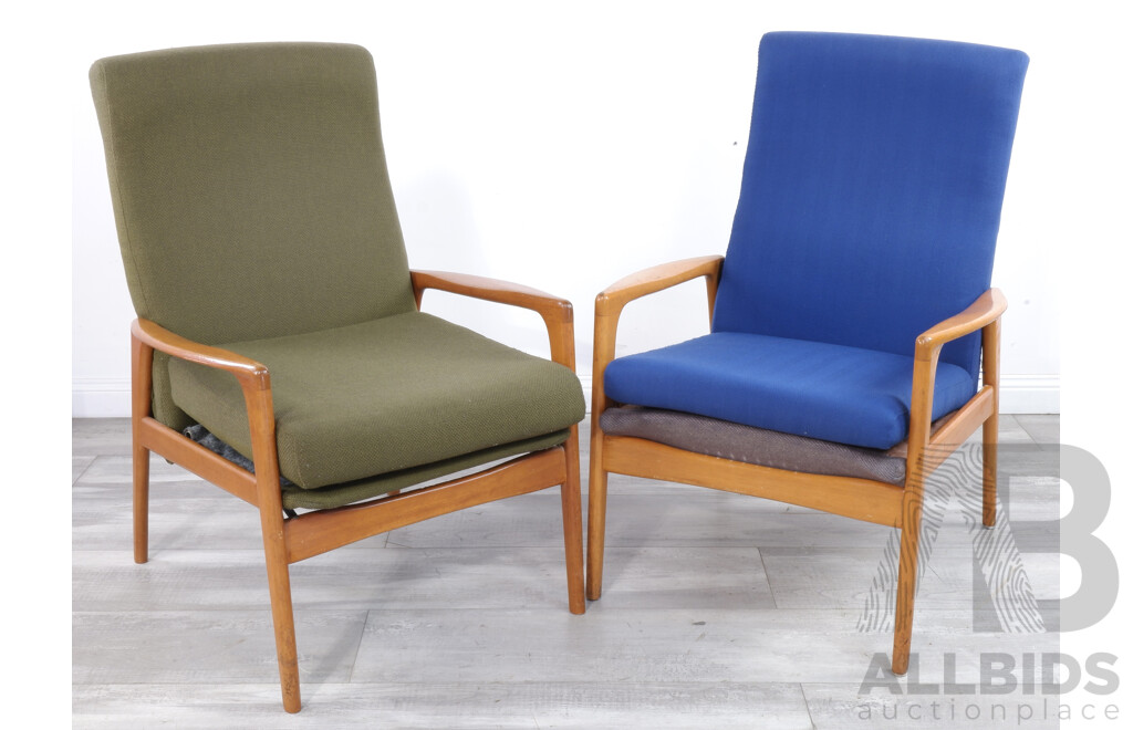 Pair of Fler E32 Chairs Designed by Fred Lowen Ex. ANU